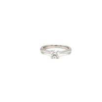 18KW "PENELOPE" FIRE & ICE DIAMOND SOLITAIRE RING
