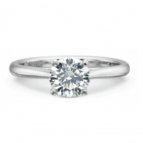 18KW NEW AIRE SOLITAIRE ENGAGEMENT RING