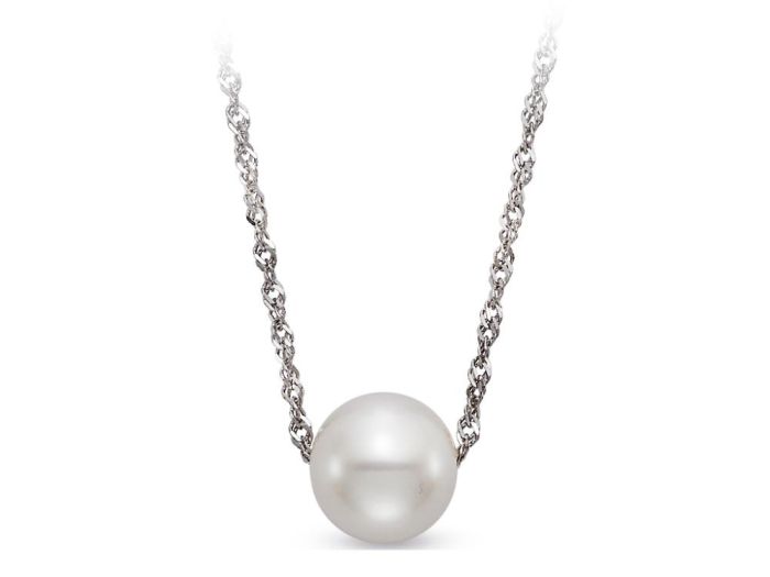 14KW 7.5-8MM FRESH WATER PEARL NECKLACE