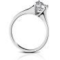 18KW FOUR PRONG DIAMOND SOLITAIRE SEMI-MOUNT RING