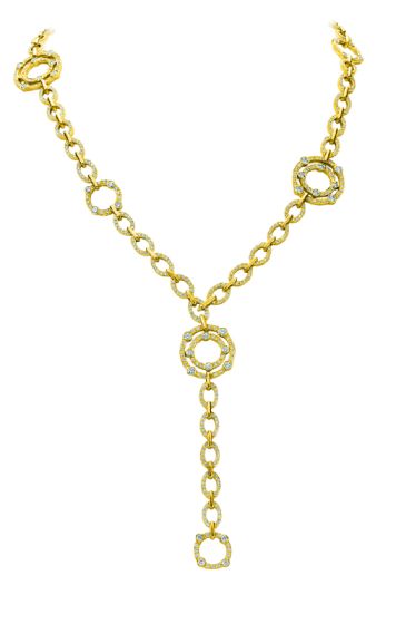 Diamond Carousel Necklace